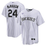 Ryan McMahon Colorado Rockies Jersey - White, Limited Replica Fan Edition