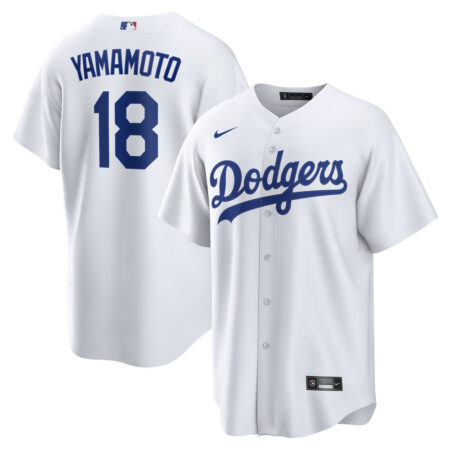 Yoshinobu Yamamoto Los Angeles Dodgers Jersey – White, Limited Replica Fan Edition