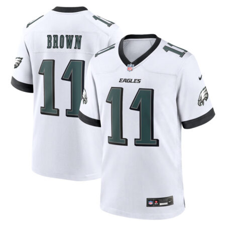 A.J. Brown Philadelphia Eagles Jersey – White, Limited Replica Fan Edition