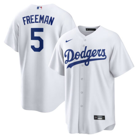 Freddie Freeman Los Angeles Dodgers Jersey – White, Limited Replica Fan Edition
