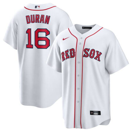 Jarren Duran Boston Red Sox Jersey – White, Limited Replica Fan Edition