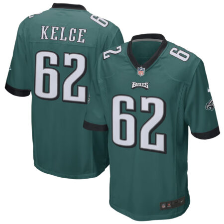 Jason Kelce Philadelphia Eagles Jersey – Midnight Green, Limited Replica Fan Edition