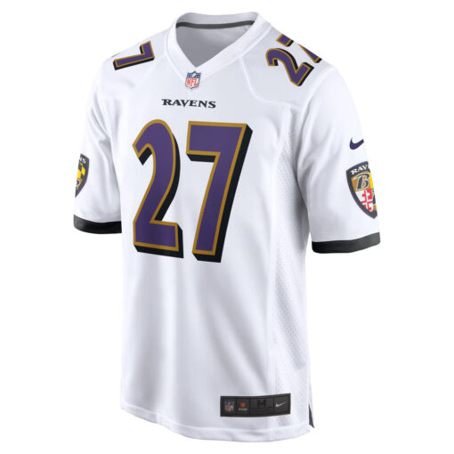 J.K. Dobbins Baltimore Ravens Jersey – White, Limited Replica Fan Edition