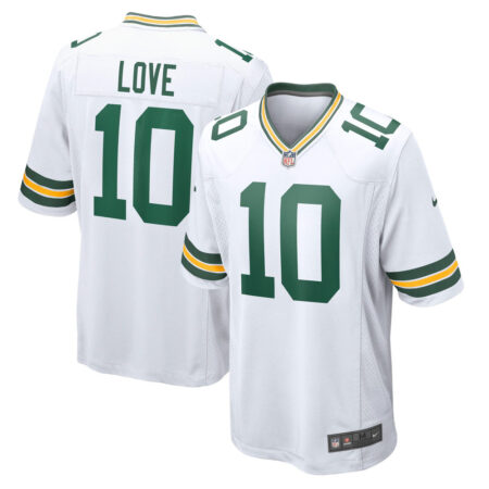 Jordan Love Green Bay Packers Jersey – White, Limited Replica Fan Edition