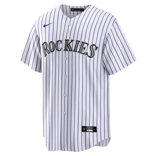 Ryan McMahon Colorado Rockies Jersey – White, Limited Replica Fan Edition