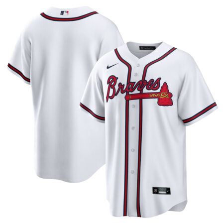 Atlanta Braves Team Jersey – White, Limited Replica Fan Edition