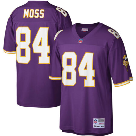 Randy Moss Minnesota Vikings Mitchell Ness Legacy Replica Jersey – Purple, Limited Replica Fan Edition