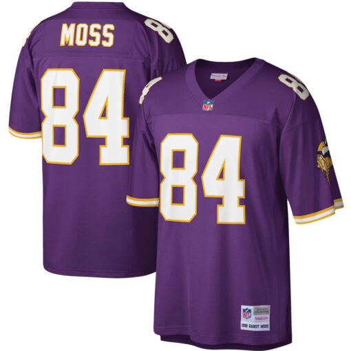 Randy Moss Minnesota Vikings Mitchell Ness Legacy Replica Jersey – Purple, Limited Replica Fan Edition