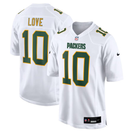 Jordan Love Green Bay Packers Jersey – White, Limited Replica Fan Edition