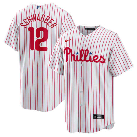 Kyle Schwarber Philadelphia Phillies Jersey – White, Limited Replica Fan Edition