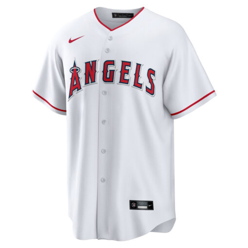Logan O’Hoppe Los Angeles Angels Jersey – White, Limited Replica Fan Edition