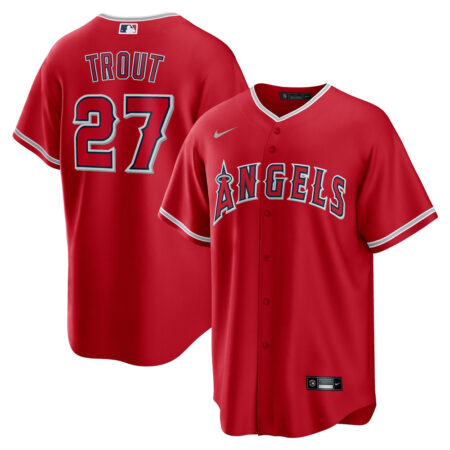 Mike Trout Los Angeles Angels Jersey – Red, Limited Replica Fan Edition