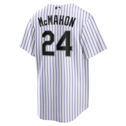 Ryan McMahon Colorado Rockies Jersey – White, Limited Replica Fan Edition