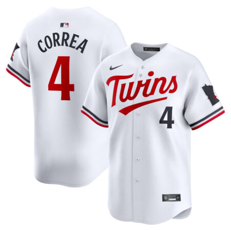 Carlos Correa Minnesota Twins Jersey – White, Limited Replica Fan Edition