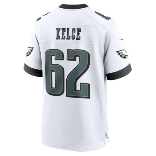 Jason Kelce Philadelphia Eagles Jersey – White, Limited Replica Fan Edition