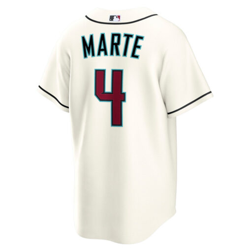 Ketel Marte Arizona Diamondbacks Jersey – Cream, Limited Replica Fan Edition