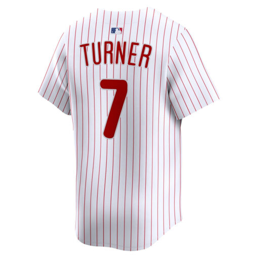 Trea Turner Philadelphia Phillies Jersey – White, Limited Replica Fan Edition