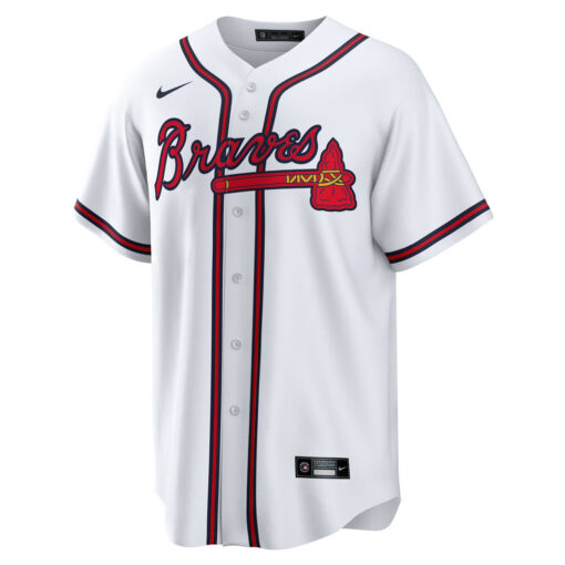 Atlanta Braves Team Jersey – White, Limited Replica Fan Edition