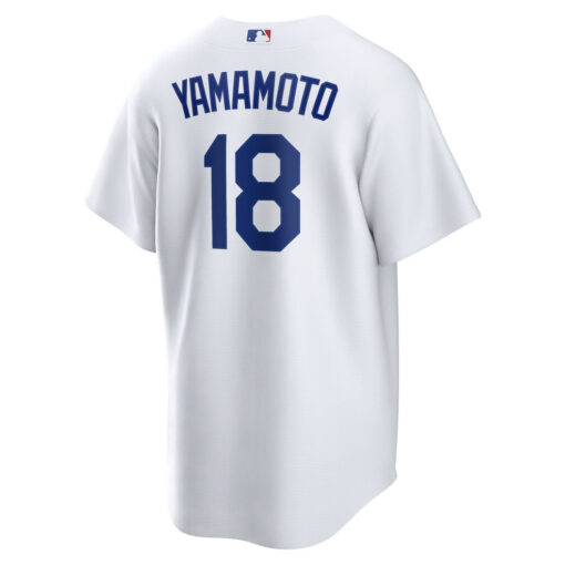 Yoshinobu Yamamoto Los Angeles Dodgers Jersey – White, Limited Replica Fan Edition