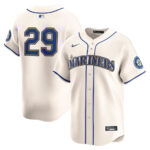 Cal Raleigh Seattle Mariners Jersey - Cream, Limited Replica Fan Edition