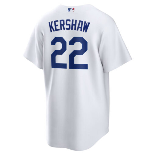 Clayton Kershaw Los Angeles Dodgers Jersey – White, Limited Replica Fan Edition