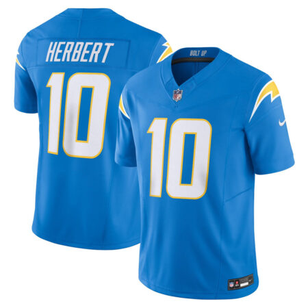 Justin Herbert Los Angeles Chargers Jersey – Powder Blue, Limited Replica Fan Edition