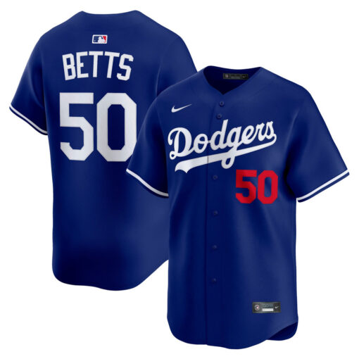 Mookie Betts Los Angeles Dodgers Jersey – Royal, Limited Replica Fan Edition