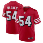 Fred Warner San Francisco 49ers Jersey - Scarlet, Limited Replica Fan Edition