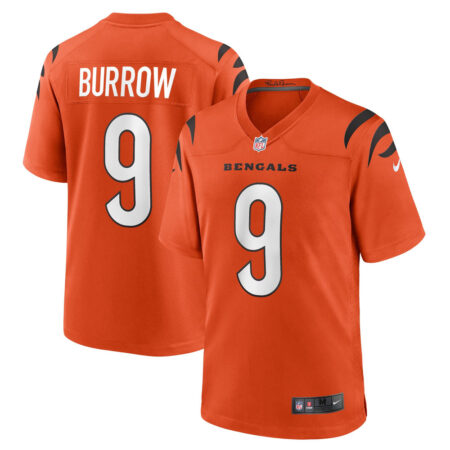 Joe Burrow Cincinnati Bengals Jersey – Orange, Limited Replica Fan Edition