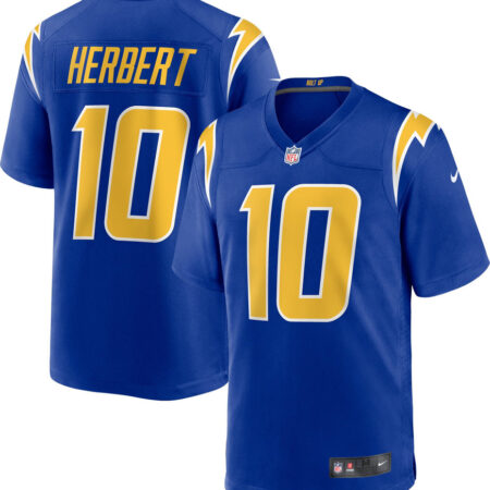 Justin Herbert Los Angeles Chargers Jersey – Royal, Limited Replica Fan Edition