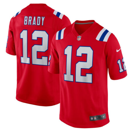Tom Brady New England Patriots Jersey – Red, Limited Replica Fan Edition