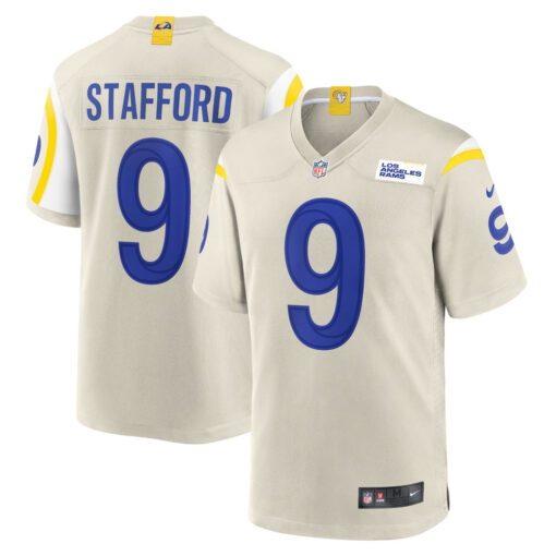 Matthew Stafford Los Angeles Rams Jersey – Bone, Limited Replica Fan Edition