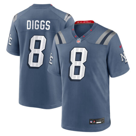 Stefon Diggs New England Patriots Jersey – Storm Blue, Limited Replica Fan Edition