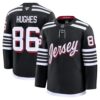 Jack Hughes New Jersey Devils Alternate Premium Jersey - Black, Limited Replica Fan Edition
