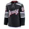 Jack Hughes New Jersey Devils Alternate Premium Jersey - Black, Limited Replica Fan Edition
