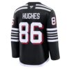 Jack Hughes New Jersey Devils Alternate Premium Jersey - Black, Limited Replica Fan Edition