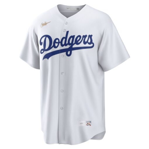 Jackie Robinson Brooklyn Dodgers Home Cooperstown Collection Player Jersey – White, Limited Replica Fan Edition
