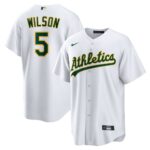 Jacob Wilson Athletics Home Replica Jersey - White, Limited Replica Fan Edition