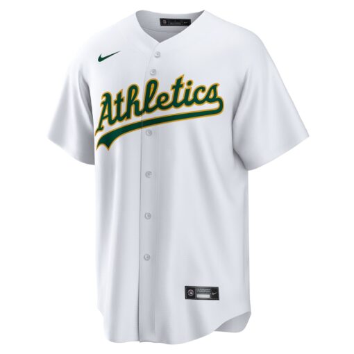 Jacob Wilson Athletics Home Replica Jersey – White, Limited Replica Fan Edition