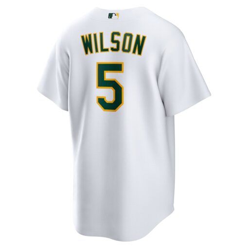 Jacob Wilson Athletics Home Replica Jersey – White, Limited Replica Fan Edition