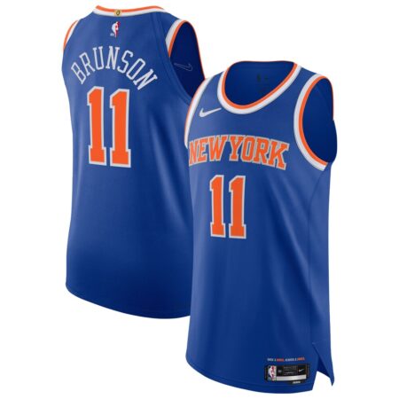 Jalen Brunson New York Knicks Player Jersey Icon Edition Blue, Limited Replica Fan Edition