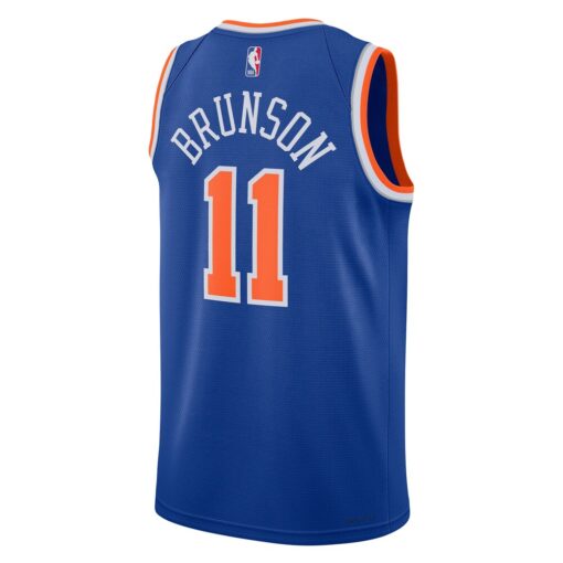 Jalen Brunson New York Knicks Unisex Swingman Jersey Icon Edition  Blue, Limited Replica Fan Edition