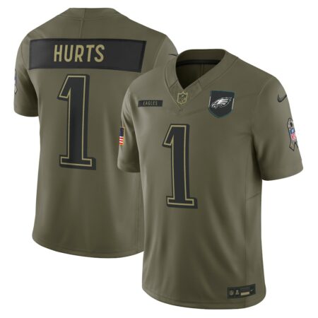 Jalen Hurts Philadelphia Eagles Limited Jersey – Olive, Limited Replica Fan Edition