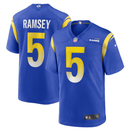 Jalen Ramsey Los Angeles Rams Jersey – Royal, Limited Replica Fan Edition