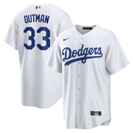 James Outman Los Angeles Dodgers Replica Player Jersey – White, Limited Replica Fan Edition