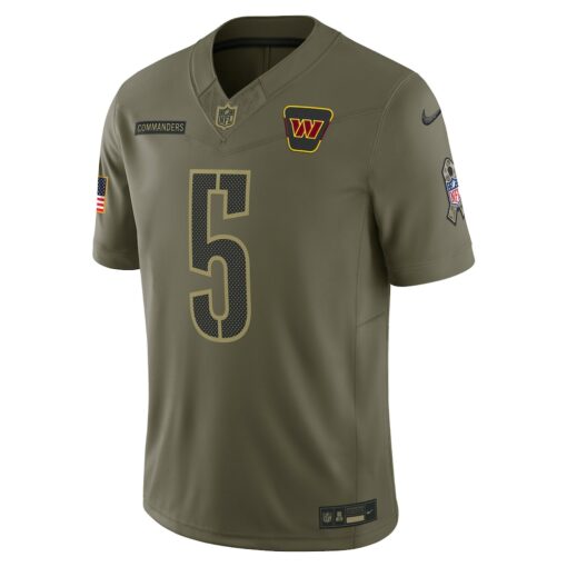 Jayden Daniels Washington Commanders Limited Jersey – Olive, Limited Replica Fan Edition