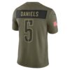Jayden Daniels Washington Commanders Limited Jersey - Olive, Limited Replica Fan Edition