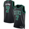 Jaylen Brown Boston Celtics Jordan Unisex Swingman Jersey Statement Edition Black, Limited Replica Fan Edition