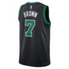 Jaylen Brown Boston Celtics Jordan Unisex Swingman Jersey Statement Edition Black, Limited Replica Fan Edition
