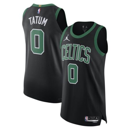 Jayson Tatum Boston Celtics Jordan Authentic Player Jersey – Statement Edition – Black, Limited Replica Fan Edition